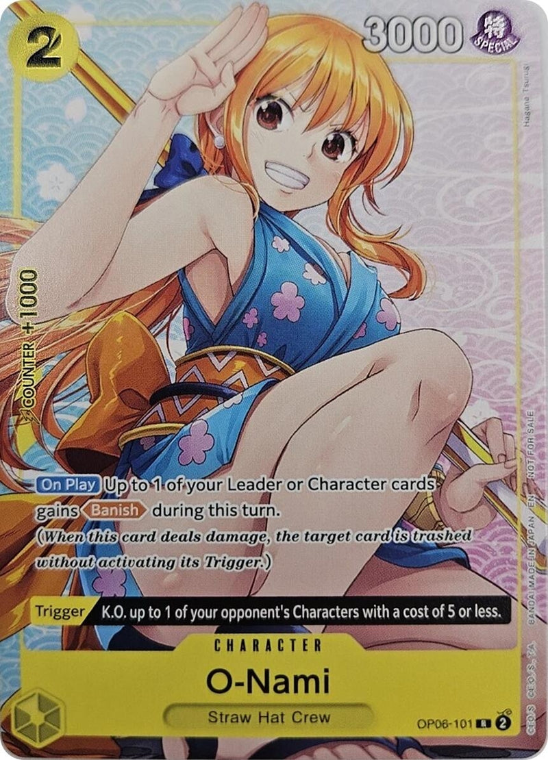 Image for O-Nami (Welcome Pack Vol. 2) (OP06-101) (One Piece Promotion Cards) - One Piece Card Game