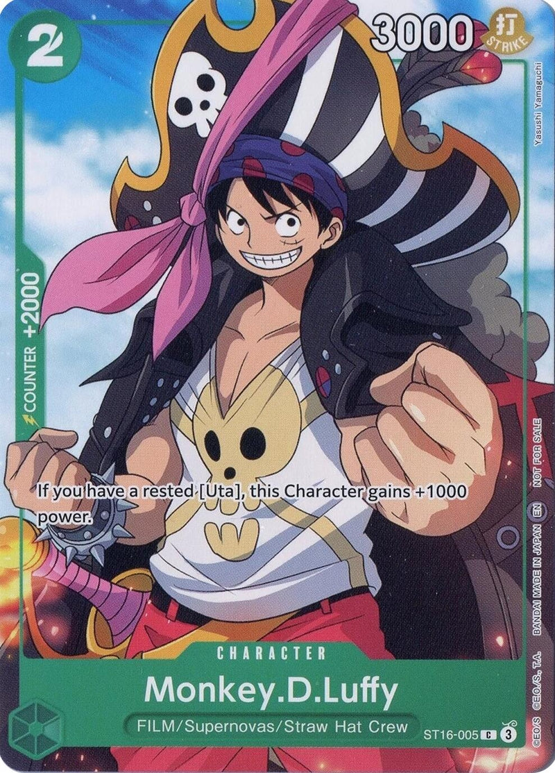 Image for Monkey.D.Luffy (Welcome Pack Vol. 2) (ST16-005) (One Piece Promotion Cards) - One Piece Card Game