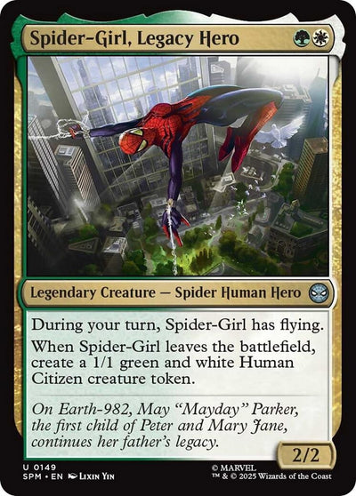 Spider-Girl, Legacy Hero (149) (Marvel's Spider-Man) (SPM)