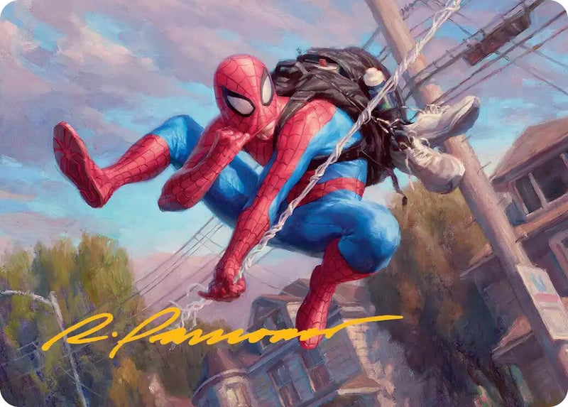 Spider-Man, Web-Slinger Art Card (Gold-Stamped Signature) (4) (Art Series: Marvel's Spider-Man)