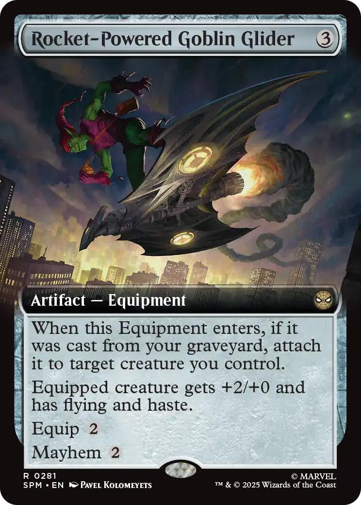Rocket-Powered Goblin Glider (Extended Art) (281) (Marvel's Spider-Man) (SPM)