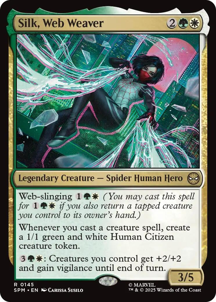Silk, Web Weaver (145) (Marvel's Spider-Man) (SPM)