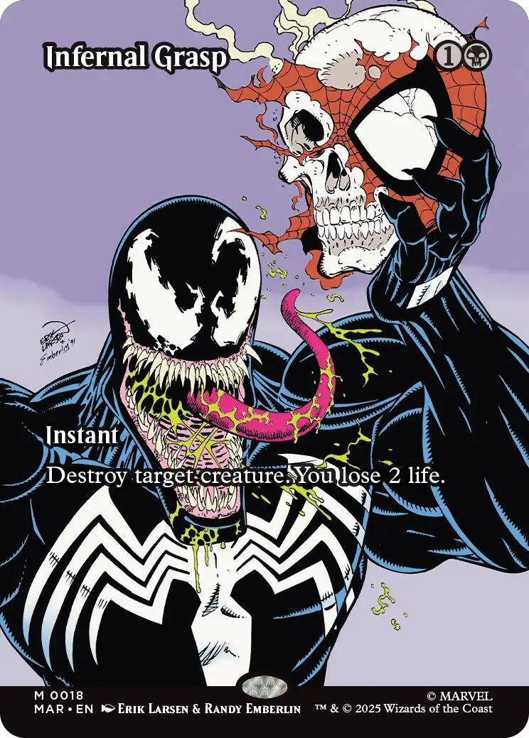 Infernal Grasp (Borderless) (18) (Marvel Universe Eternal-Legal) (MAR)