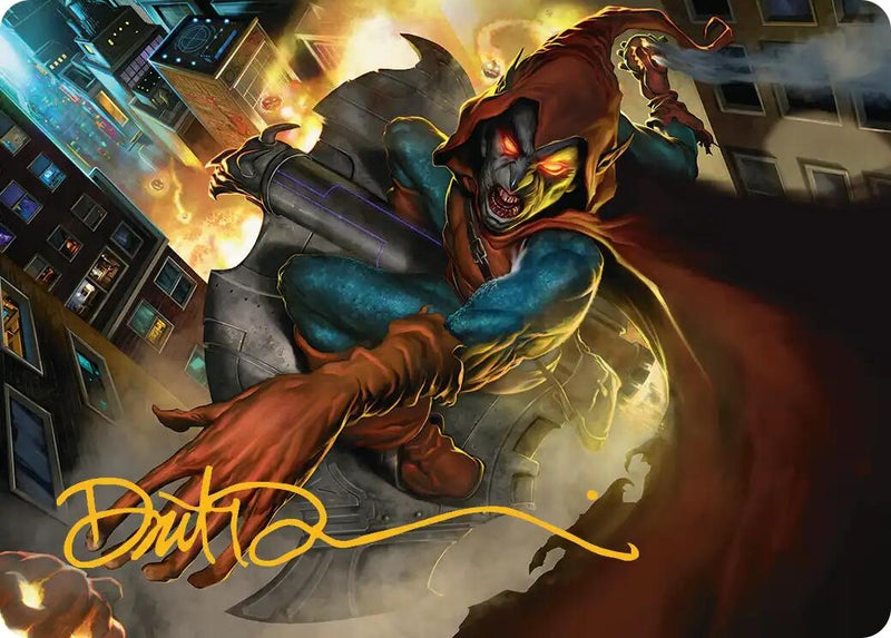 Hobgoblin, Mantled Marauder Art Card (Gold-Stamped Signature) (15) (Art Series: Marvel's Spider-Man)