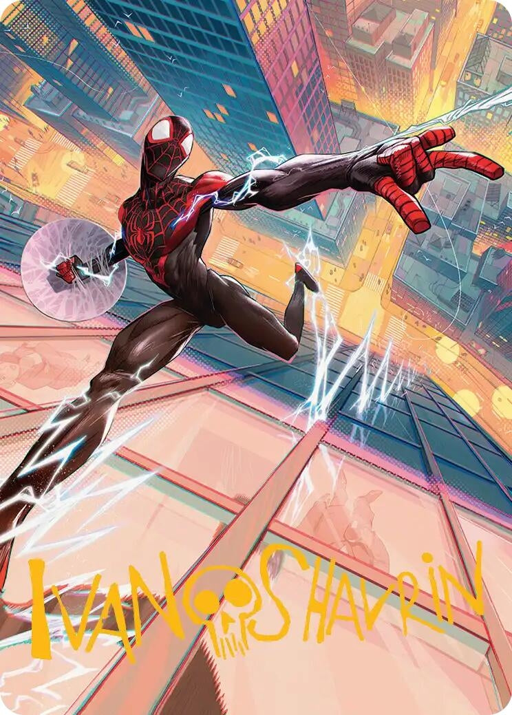 Ultimate Spider-Man Art Card (Gold-Stamped Signature) (41)