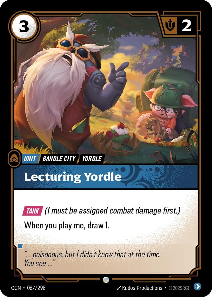 Lecturing Yordle (087/298) (Origins)