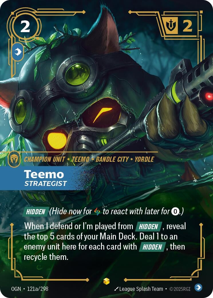 Teemo - Strategist (Alternate Art) (121a/298) (Origins)