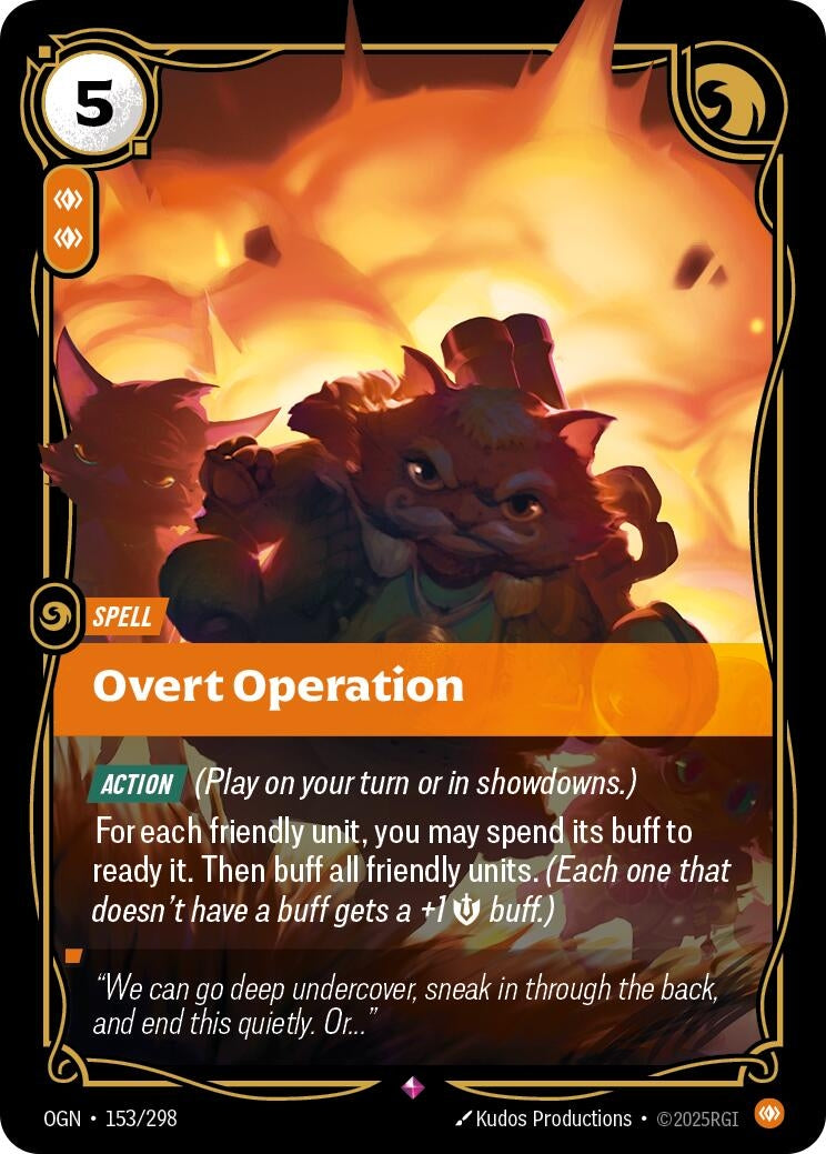 Overt Operation (153/298) (Origins)