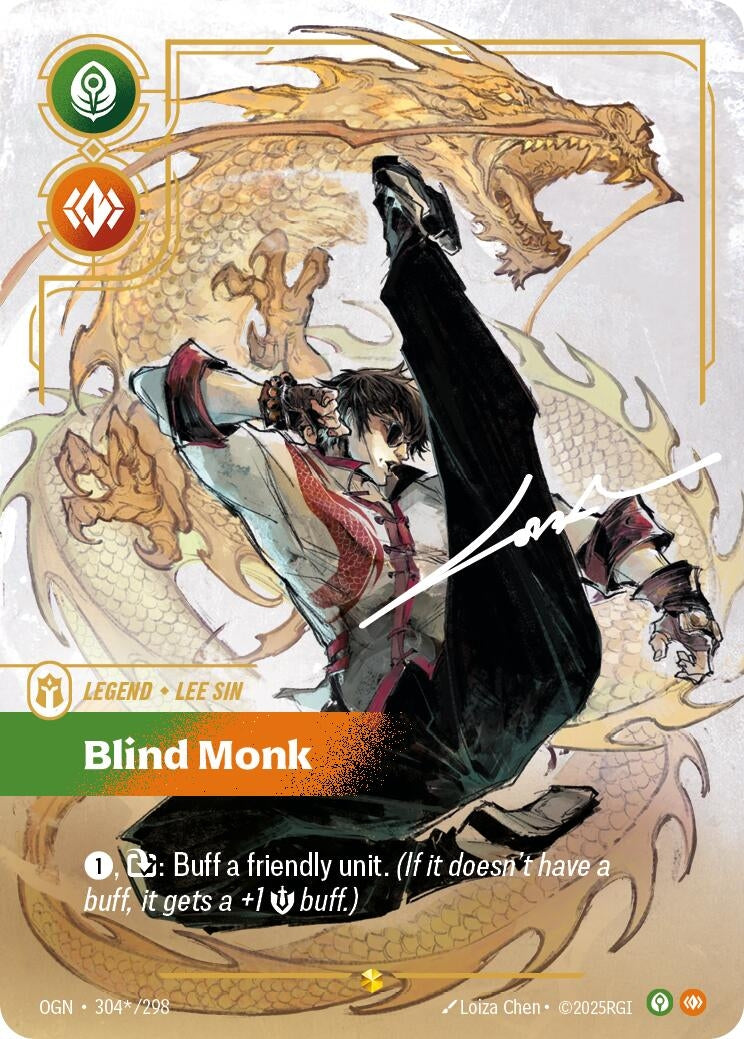 Lee Sin - Blind Monk (Signature) (304*/298) (Origins)