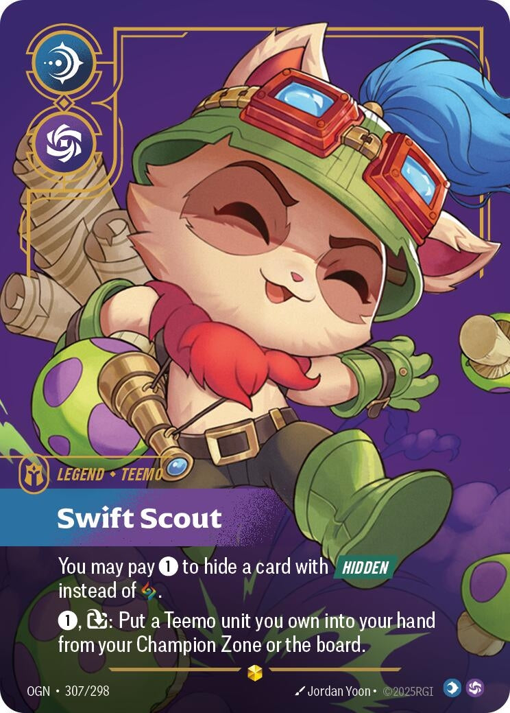 Teemo - Swift Scout (Overnumbered) (307/298) (Origins)