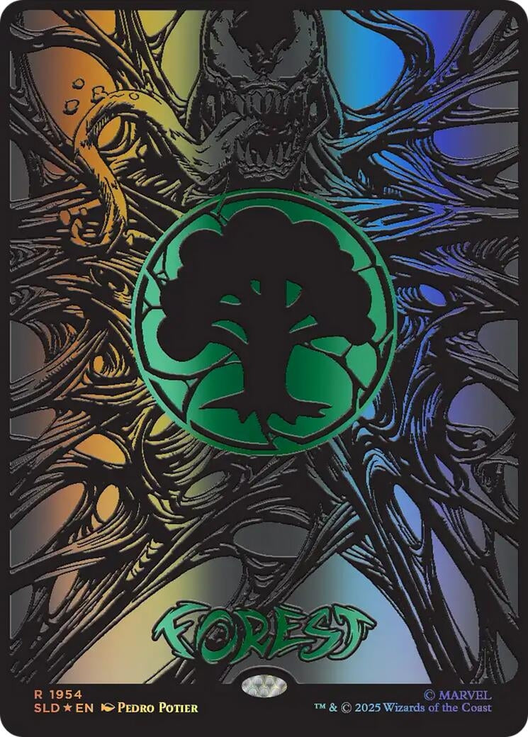 Forest (1954) (Raised Foil) (1954) (Secret Lair Drop Series)
