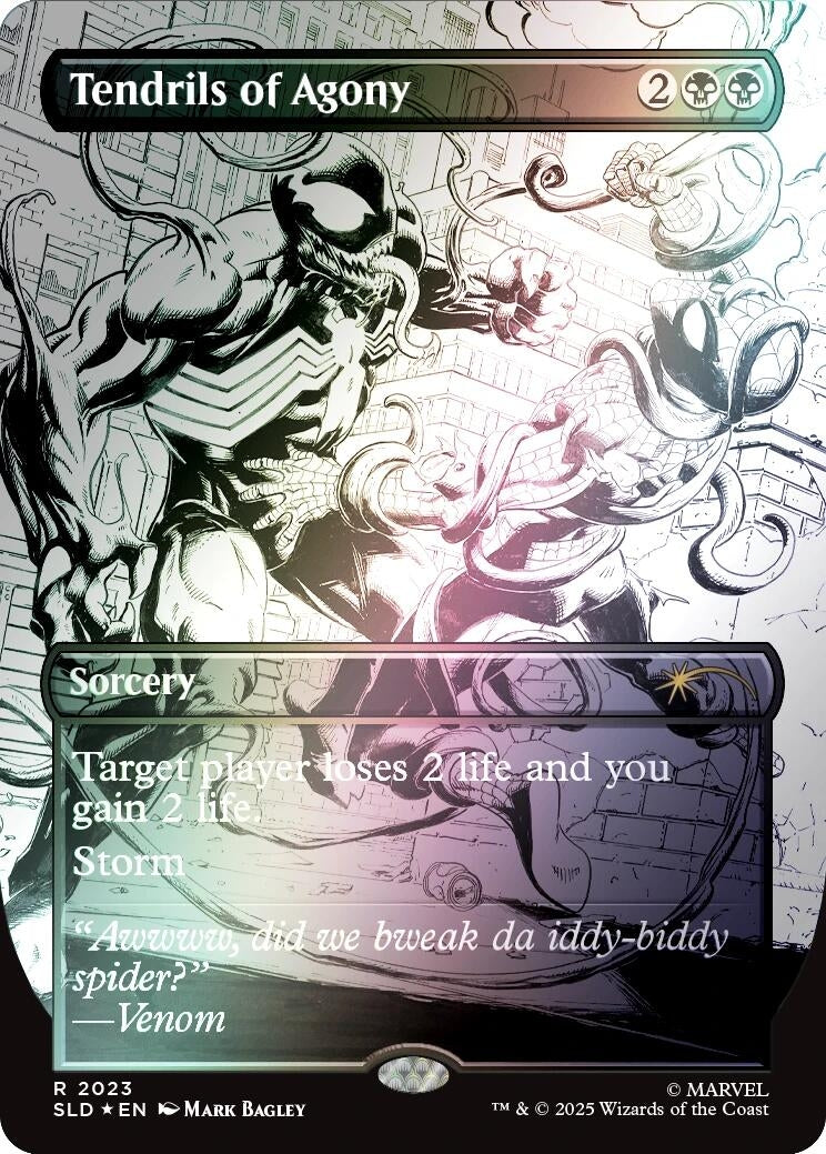 Tendrils of Agony (2023) (Rainbow Foil) (2023) (Secret Lair Drop Series)