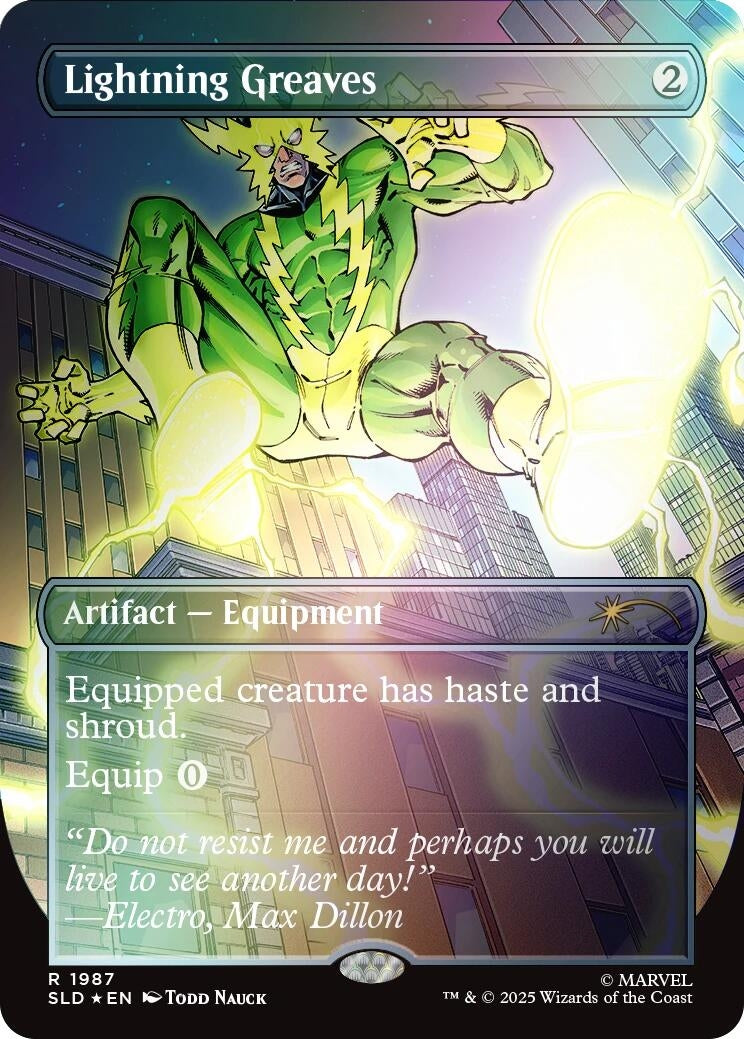 Lightning Greaves (1987) (Rainbow Foil) (1987) (Secret Lair Drop Series)
