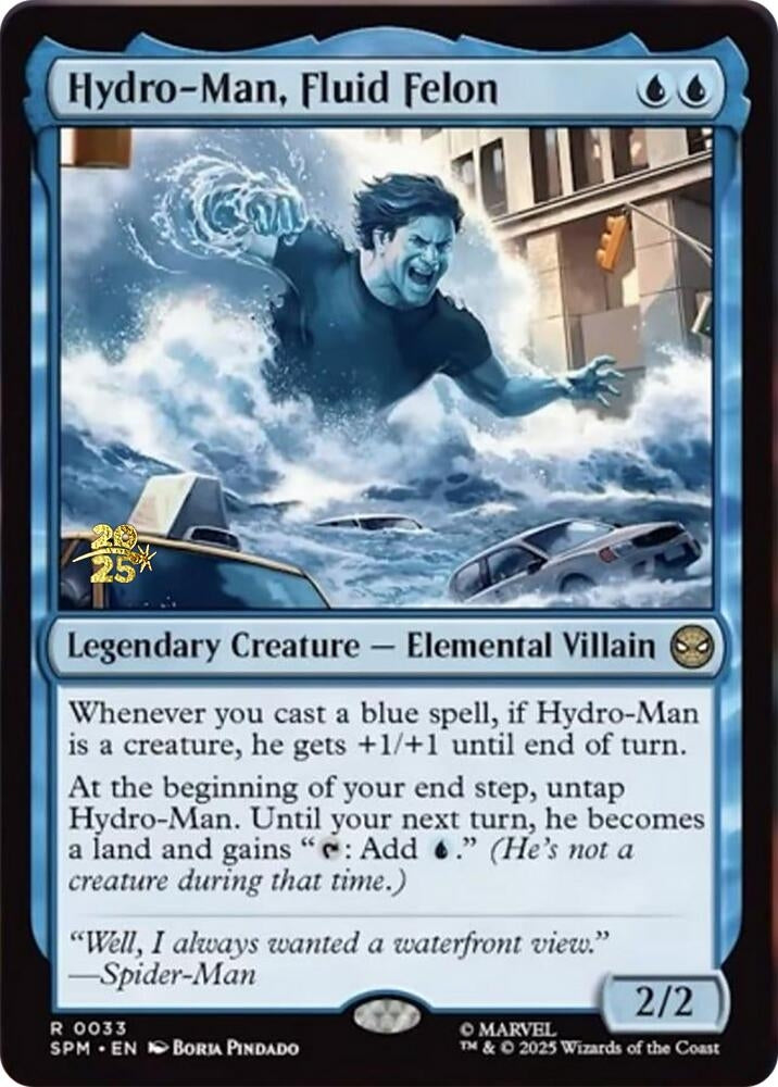Hydro-Man, Fluid Felon (33) (Prerelease Cards)