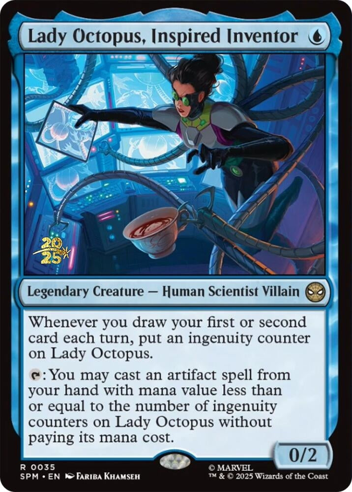 Lady Octopus, Inspired Inventor (35) (Prerelease Cards)