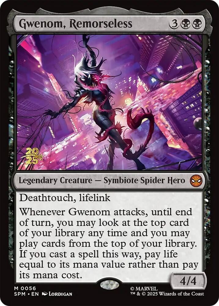 Gwenom, Remorseless (56) (Prerelease Cards)