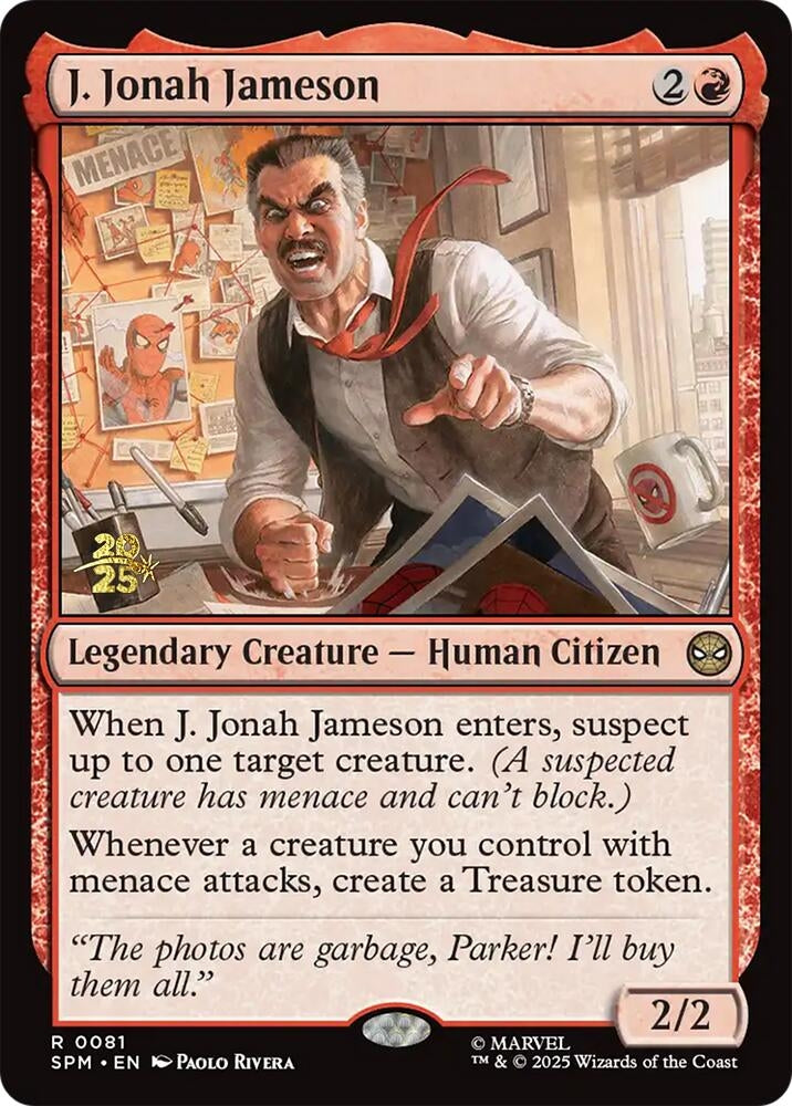 J. Jonah Jameson (81) (Prerelease Cards)