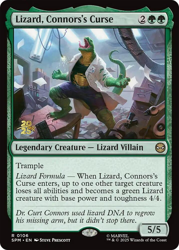 Lizard, Connors's Curse (106) (Prerelease Cards)