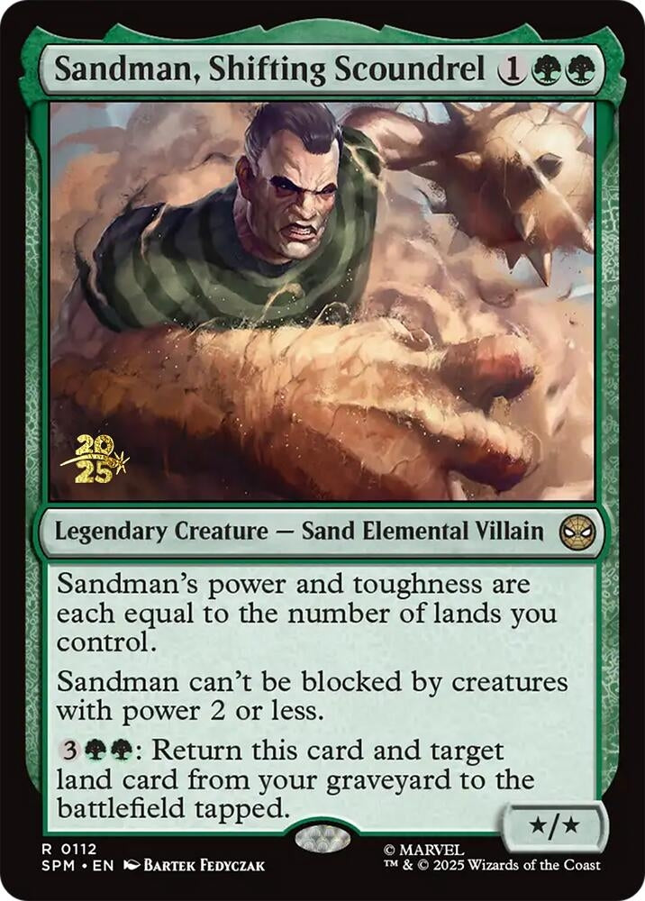 Sandman, Shifting Scoundrel (112) (Prerelease Cards)