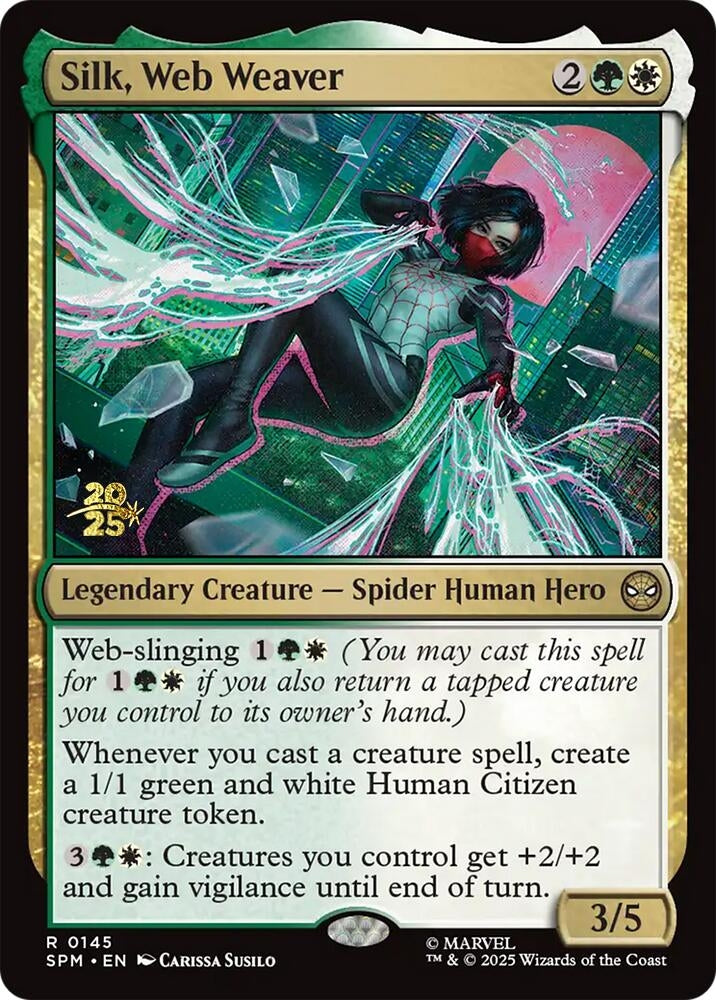 Silk, Web Weaver (145) (Prerelease Cards)