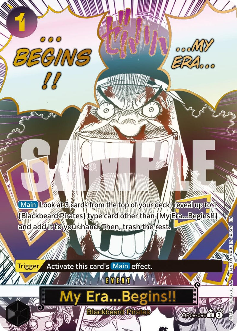 Image for My Era...Begins!! (Alternate Art) (OP09-096) (Premium Booster -The Best- Vol. 2) - One Piece Card Game