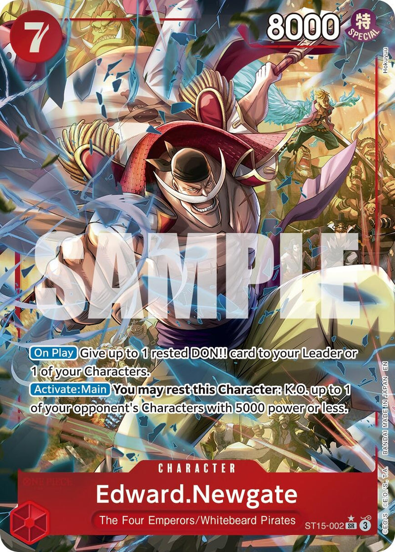 Image for Edward.Newgate - ST15-002 (Alternate Art) (ST15-002) (Premium Booster -The Best- Vol. 2) - One Piece Card Game