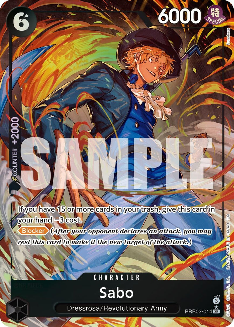 Image for Sabo - PRB02-014 (Alternate Art) (PRB02-014) (Premium Booster -The Best- Vol. 2) - One Piece Card Game