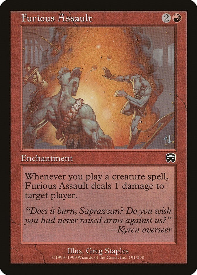 Furious Assault (191) (Mercadian Masques)