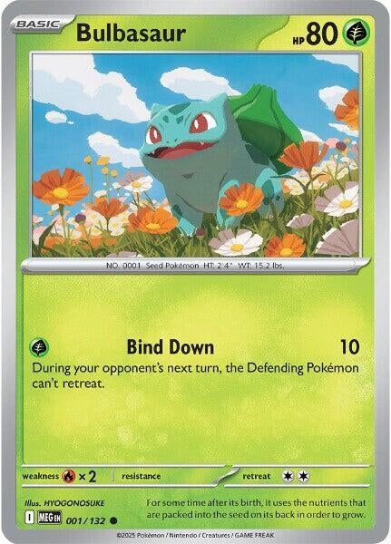 Image for Bulbasaur (001/132) (ME01: Mega Evolution) - Pokemon