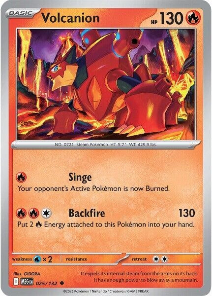 Image for Volcanion (025/132) (ME01: Mega Evolution) - Pokemon