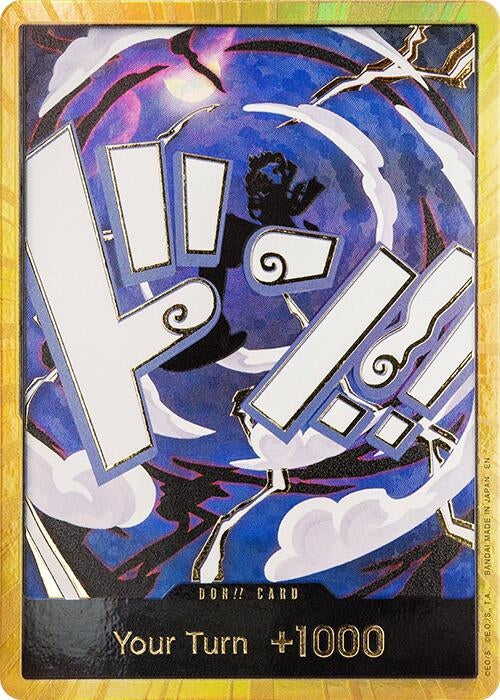 Image for DON!! Card (GEAR5 Luffy) (Gold) (Premium Booster -The Best- Vol. 2) - One Piece Card Game