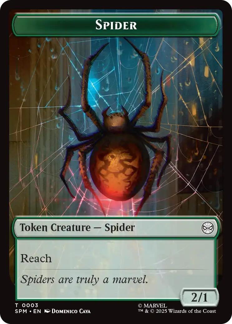 Spider // Food Double-Sided Token (3 // 5) (Marvel's Spider-Man)