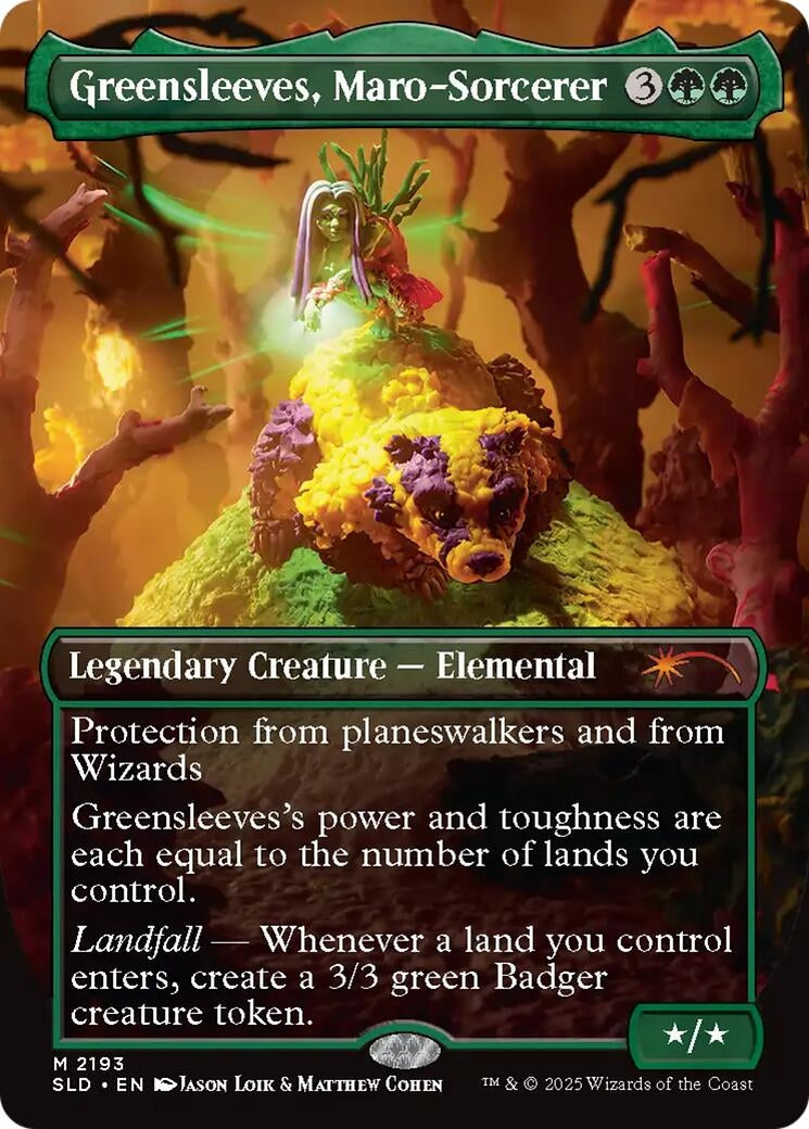 Greensleeves, Maro-Sorcerer (2193) (Secret Lair Drop Series)