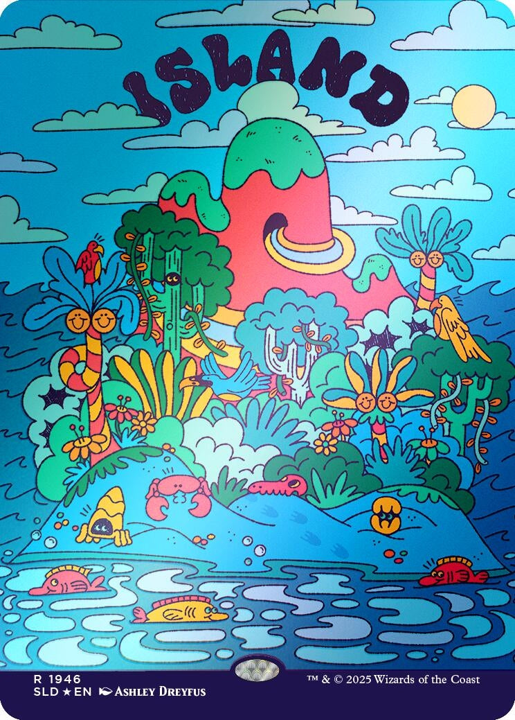 Island (1946) (Rainbow Foil) (1946) (Secret Lair Drop Series)