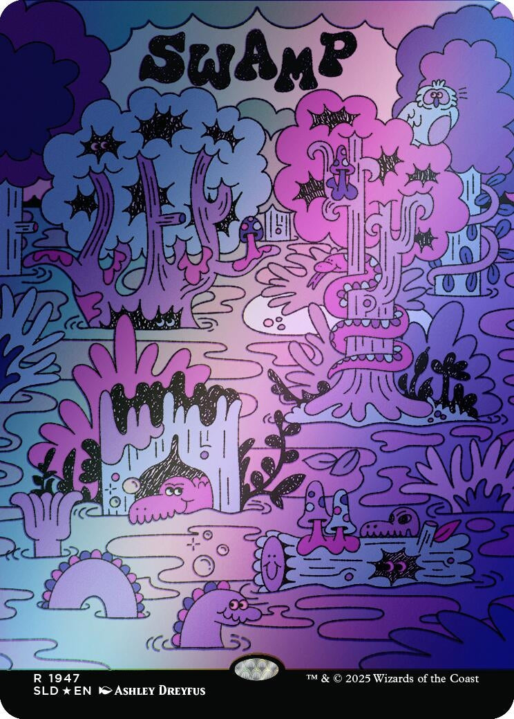 Swamp (1947) (Rainbow Foil) (1947) (Secret Lair Drop Series)