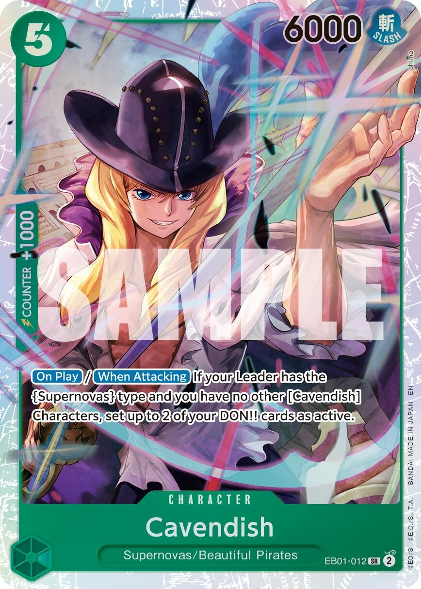 Image for Cavendish - EB01-012 (Reprint) (EB01-012) (Premium Booster -The Best- Vol. 2) (PRB-02) - One Piece Card Game