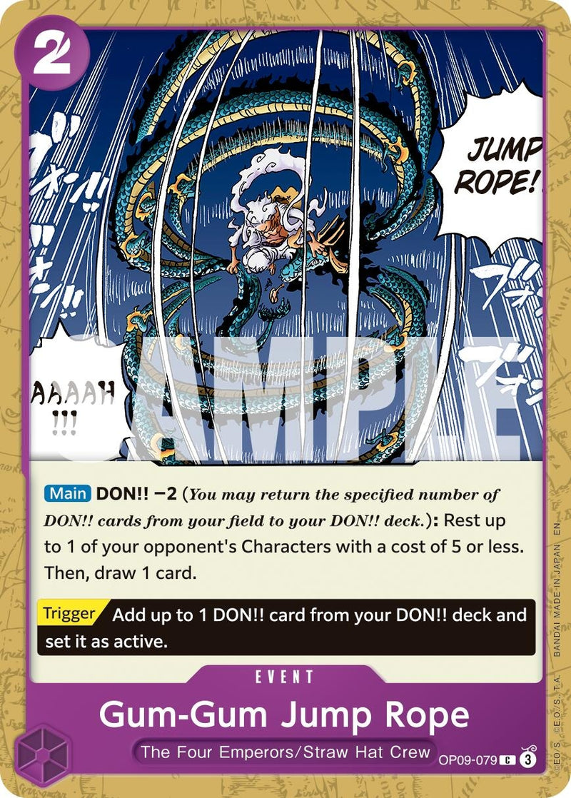 Gum-Gum Jump Rope (Reprint) (OP09-079) (Premium Booster -The Best- Vol. 2)