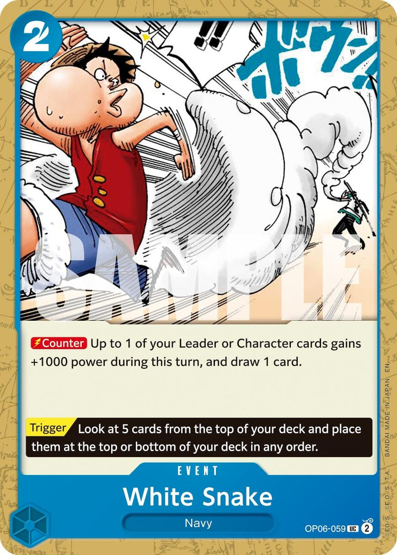 White Snake (Reprint) (OP06-059) (Premium Booster -The Best- Vol. 2)