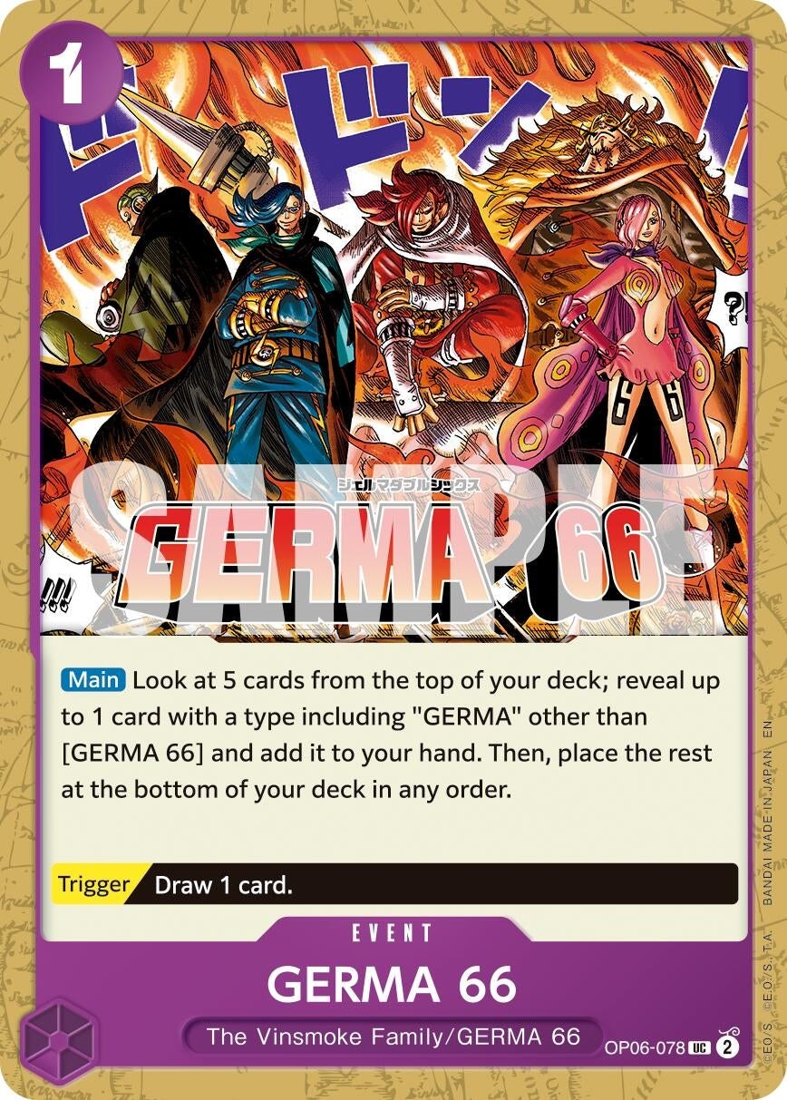 Image for GERMA 66 (Reprint) (OP06-078) (Premium Booster -The Best- Vol. 2) (PRB-02) - One Piece Card Game