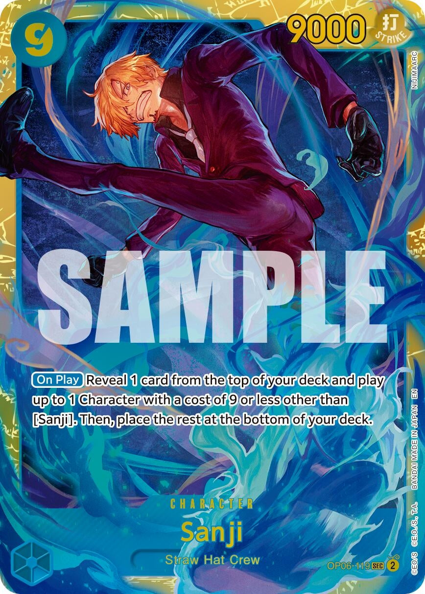 Image for Sanji - OP06-119 (Reprint) (OP06-119) (Premium Booster -The Best- Vol. 2) (PRB-02) - One Piece Card Game