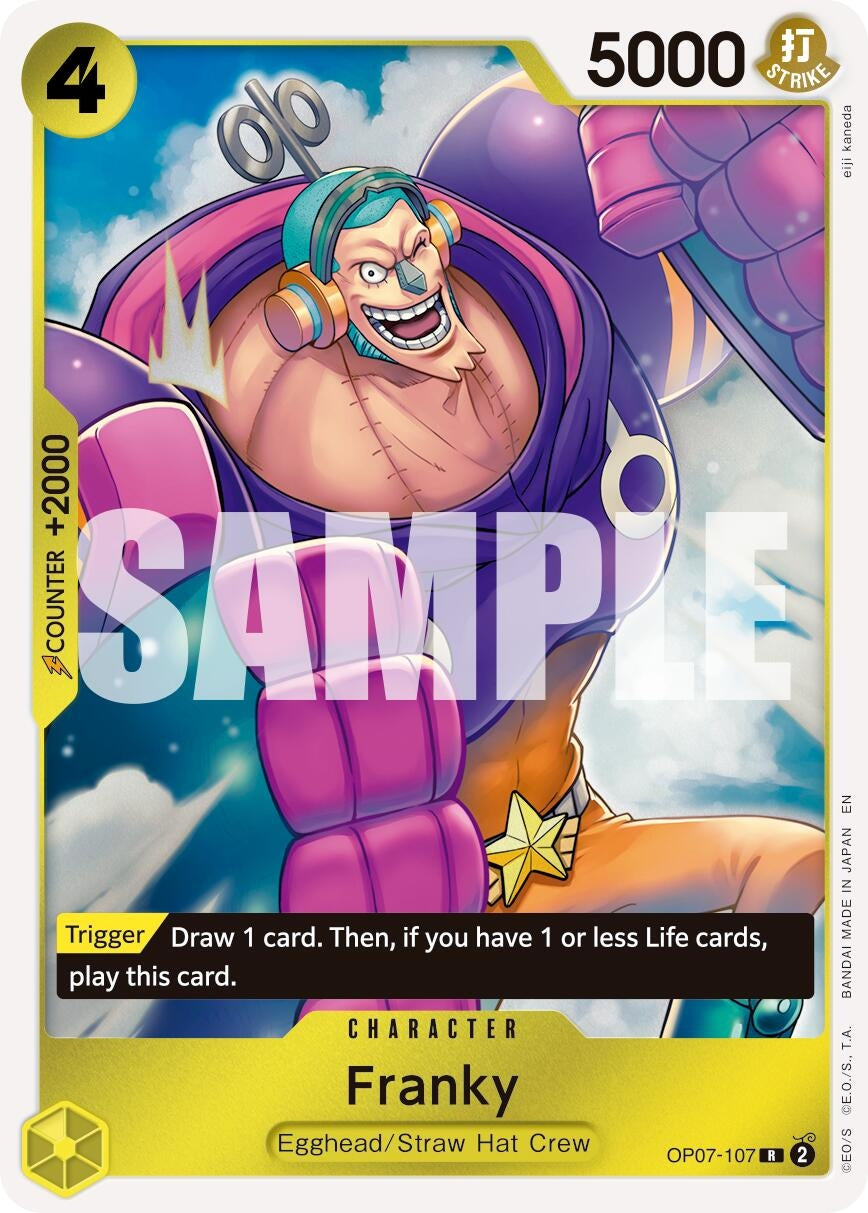 Image for Franky - OP07-107 (Reprint) (OP07-107) (Premium Booster -The Best- Vol. 2) (PRB-02) - One Piece Card Game