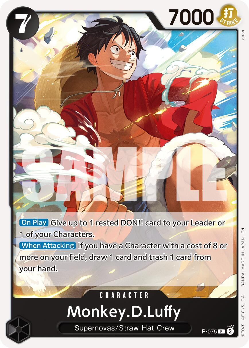 Image for Monkey.D.Luffy - P-075 (Reprint) (P-075) (Premium Booster -The Best- Vol. 2) (PRB-02) - One Piece Card Game