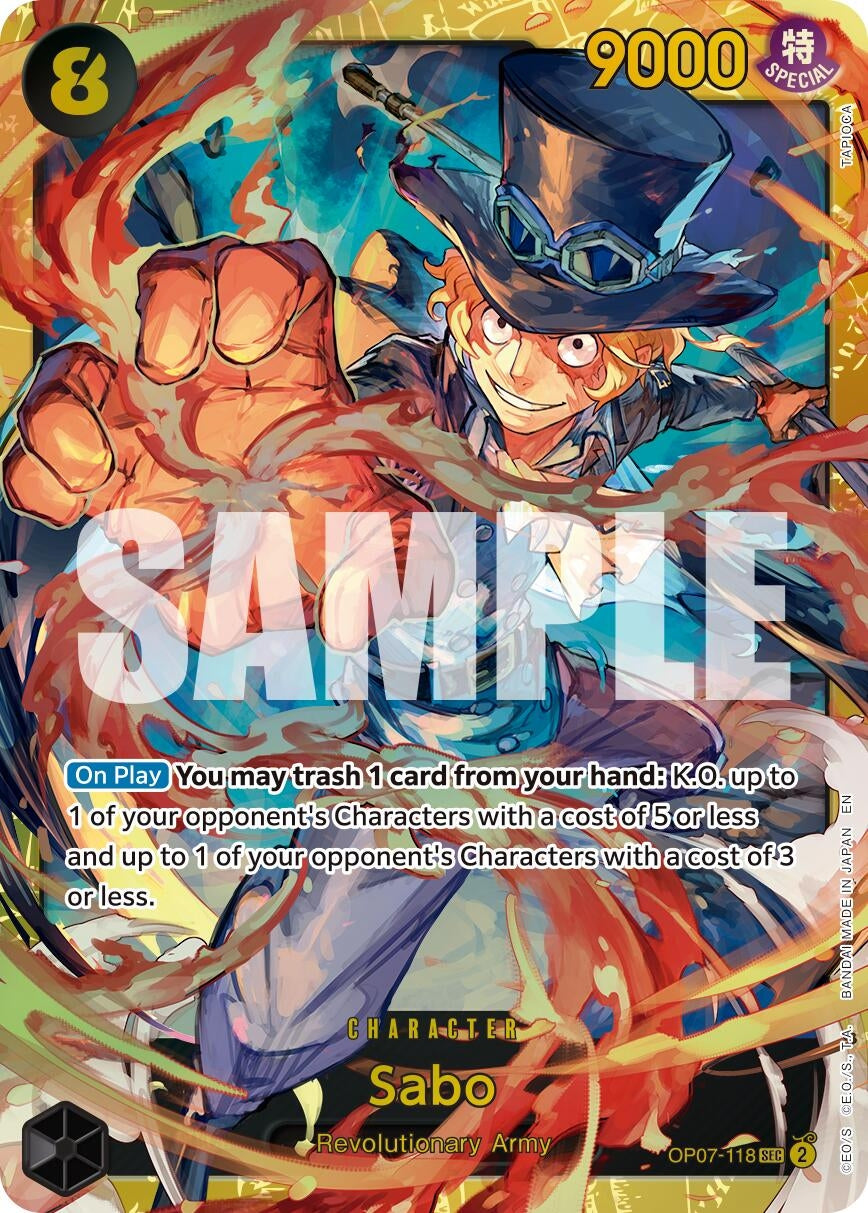 Image for Sabo - OP07-118 (Reprint) (OP07-118) (Premium Booster -The Best- Vol. 2) (PRB-02) - One Piece Card Game