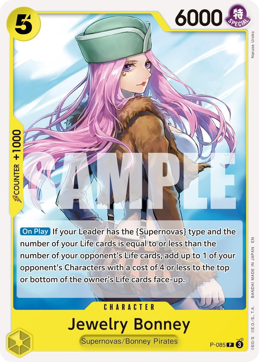Image for Jewelry Bonney - P-085 (Reprint) (P-085) (Premium Booster -The Best- Vol. 2) (PRB-02) - One Piece Card Game