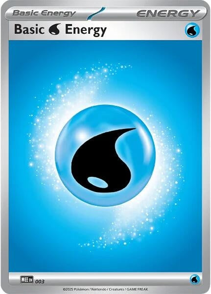 Image for Basic Water Energy - 003 (3) (MEE: Mega Evolution Energies) - Pokemon