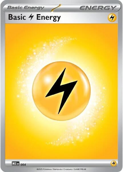 Basic Lightning Energy - 004 (4) (MEE: Mega Evolution Energies)