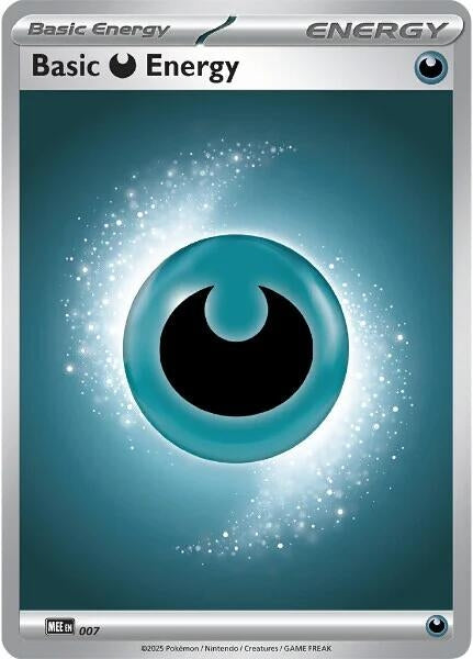 Basic Darkness Energy - 007 (7) (MEE: Mega Evolution Energies)