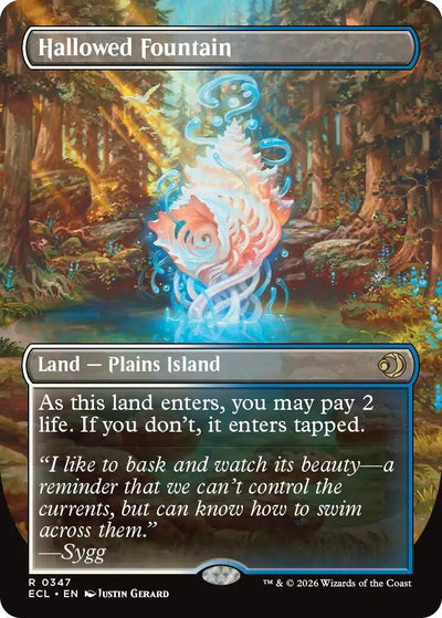 Hallowed Fountain (Borderless) (347) (Lorwyn Eclipsed)
