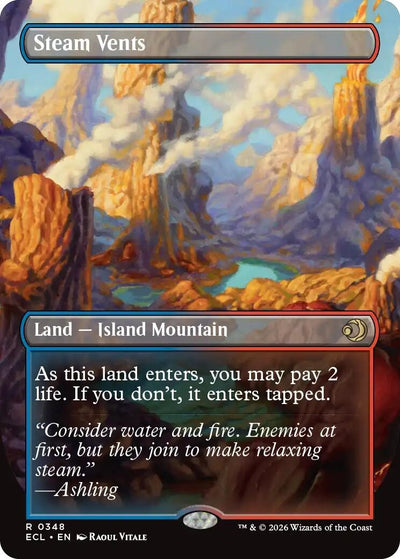 Steam Vents (Borderless) (348) (Lorwyn Eclipsed)