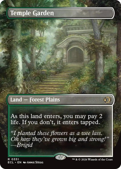 Temple Garden (Borderless) (351) (Lorwyn Eclipsed)